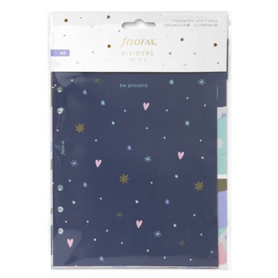 Filofax Elválasztó lapok Bianco 6 regiszter A5 Good Vibes