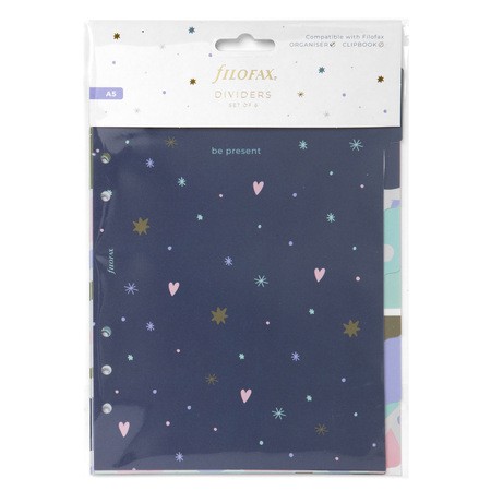 Filofax Elválasztó lapok Bianco 6 regiszter A5 Good Vibes