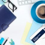 Filofax Elválasztó lapok Bianco 6 regiszter A5 Krém