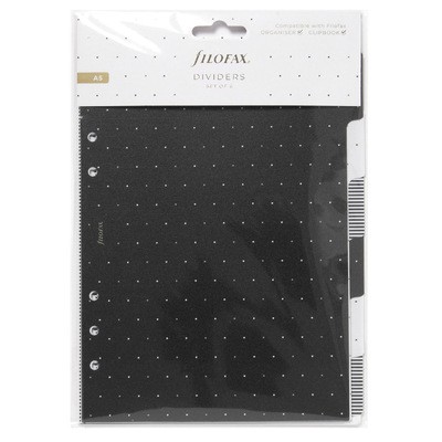 Filofax Elválasztó lapok Bianco 6 regiszter A5 Moonlight