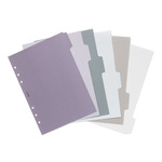 Filofax Elválasztó lapok Bianco 6 regiszter A5 Norfolk