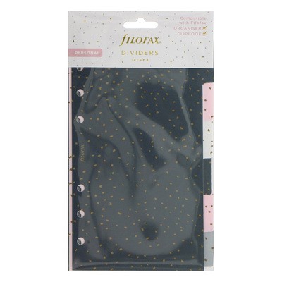 Filofax Elválasztó lapok Bianco 6 regiszter Personal Confetti