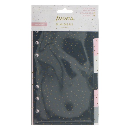 Filofax Elválasztó lapok Bianco 6 regiszter Personal Confetti