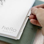 Filofax Elválasztó lapok Bianco 6 regiszter Pocket Fehér