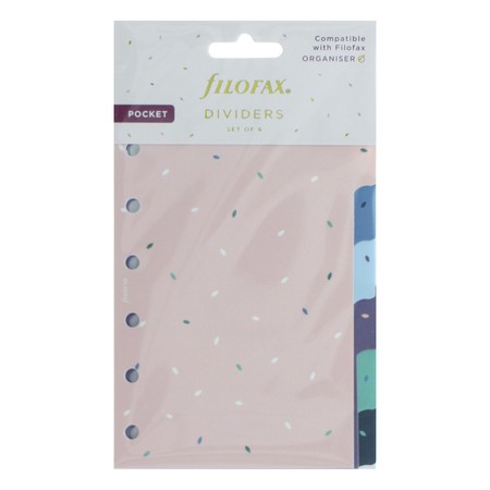 Filofax Elválasztó lapok Bianco 6 regiszter Pocket Garden