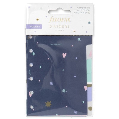 Filofax Elválasztó lapok Bianco 6 regiszter Pocket Good Vibes
