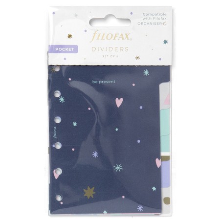 Filofax Elválasztó lapok Bianco 6 regiszter Pocket Good Vibes