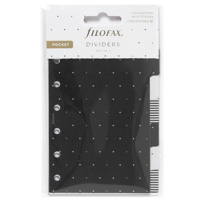 Filofax Elválasztó lapok Bianco 6 regiszter Pocket Moonlight