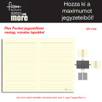 Filofax Flex Jegyzetfüzet Vastag Vonalas lapokkal Pocket Krém