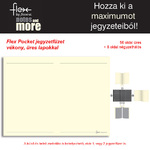 Filofax Flex Jegyzetfüzet Vékony Üres lapokkal Pocket Krém