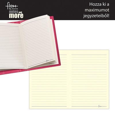 Filofax Flex Jegyzetfüzet Vékony Vonalas lapokkal Pocket Krém