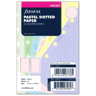 Filofax Jegyzetlapok Bullet (pont) Pocket Pasztel vegyes