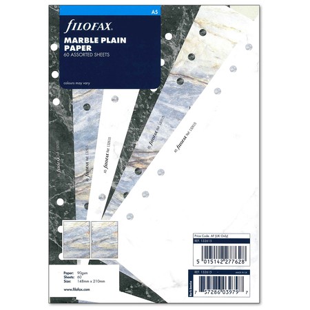 Filofax Jegyzetlapok Üres A5 Márvány