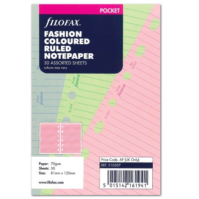 Filofax Jegyzetlapok Vonalas FSN Pocket Vegyes színű