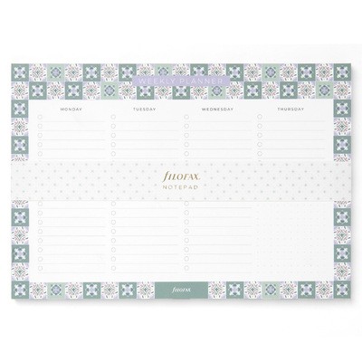 Filofax Jegyzettömb Mediterranean heti tervező, mágneses