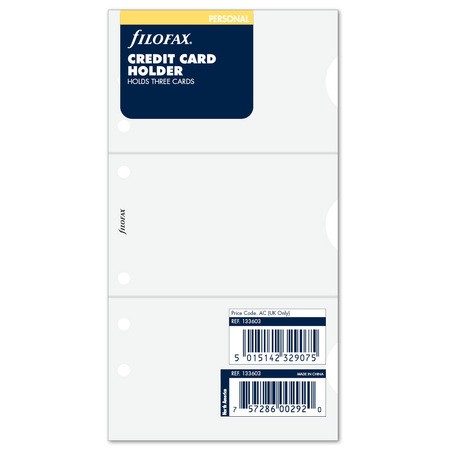 Filofax Kártyatartó Bankkártya Personal Átlátszó