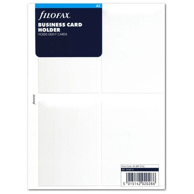 Filofax Kártyatartó Névjegykártya A5 Átlátszó