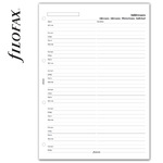 Filofax Kontakt lista (Név / Cím / Telefon / Email / Kontakt) 5 nyelvű A4 Fehér