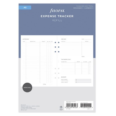 Filofax Lifestyle tervező Költségek A5 Minimal fehér