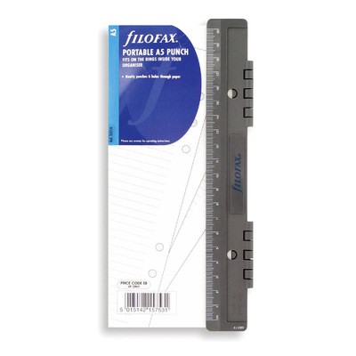 Filofax Lyukasztó hordozható A5 Szürke