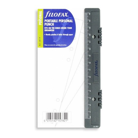 Filofax Lyukasztó hordozható Personal Szürke