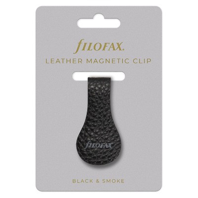 Filofax mágneses clip bőr Fekete-Szürke
