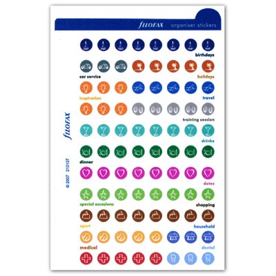 Filofax Matricák Multifit (Mini, Pocket) Vegyes színű