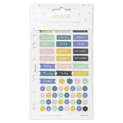Filofax Matricák Multifit (Personal, A5, A4) Everyday Planning