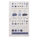 Filofax Matricák Multifit (Personal, A5, A4) Indigo