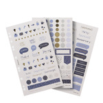 Filofax Matricák Multifit (Personal, A5, A4) Indigo