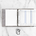 Filofax Naptárbetét Éves Horizontális A5 Fehér 2027