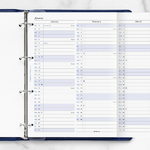 Filofax Naptárbetét Éves Vertikális A4 Fehér 2026 Filofax Naptárbetét Éves Vertikális A4 Fehér 2026