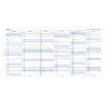 Filofax Naptárbetét Éves Vertikális A5 Fehér 2027