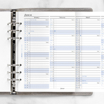 Filofax Naptárbetét Éves Vertikális A5 Fehér 2027