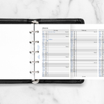 Filofax Naptárbetét Éves Vertikális Mini Fehér 2027