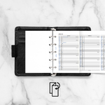 Filofax Naptárbetét Éves Vertikális Mini Fehér 2027