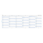 Filofax Naptárbetét Éves Vertikális Personal Fehér 2026