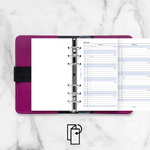 Filofax Naptárbetét Éves Vertikális Personal Fehér 2026