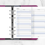 Filofax Naptárbetét Éves Vertikális Personal Fehér 2027 Filofax Naptárbetét Éves Vertikális Personal Fehér 2027