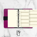 Filofax Naptárbetét Éves Vertikális Personal Krém 2026 Filofax Naptárbetét Éves Vertikális Personal Krém 2026