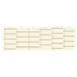 Filofax Naptárbetét Éves Vertikális Personal Krém 2027 Filofax Naptárbetét Éves Vertikális Personal Krém 2027