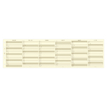 Filofax Naptárbetét Éves Vertikális Pocket Krém 2027 Filofax Naptárbetét Éves Vertikális Pocket Krém 2027