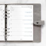 Filofax Naptárbetét Heti 1 hét / 1 oldal A5 Fehér 2026 Filofax Naptárbetét Heti 1 hét / 1 oldal A5 Fehér 2026