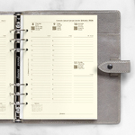 Filofax Naptárbetét Heti 1 hét / 2 oldal Oszlopos 5 nyelvű A5 Krém 2026