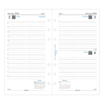 Filofax Naptárbetét Napi 1 nap / 1 oldal Personal Fehér 2026