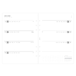 Filofax Naptárbetét + Pótlapok csomag A5 Minimal 2026