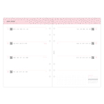 Filofax Naptárbetét + Pótlapok csomag A5 Színes Confetti 2026