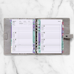 Filofax Naptárbetét + Pótlapok csomag A5 Színes Floral 2026