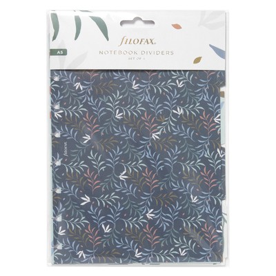 Filofax Notebook Elválasztó lapok Bianco A5 Botanical