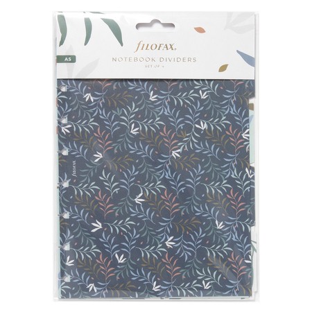 Filofax Notebook Elválasztó lapok Bianco A5 Botanical